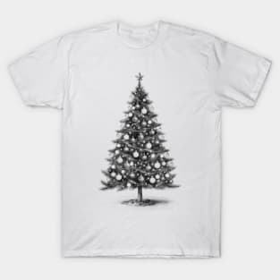 Christmas tree in pencil T-Shirt